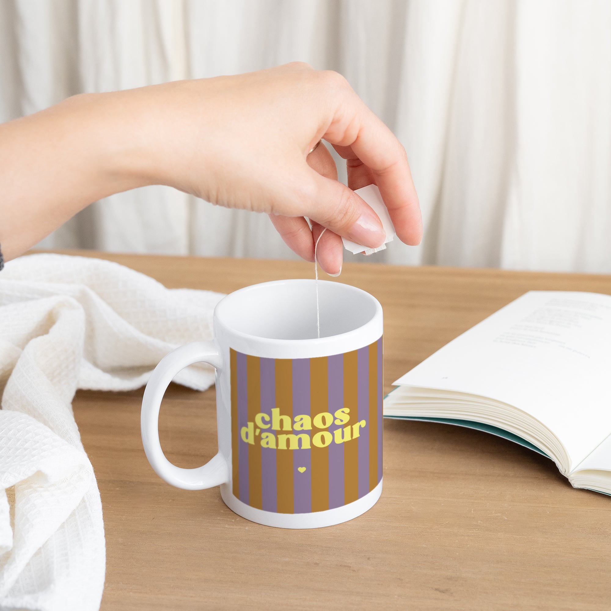 Mug Blanc Chaos d'amour photo N° 3