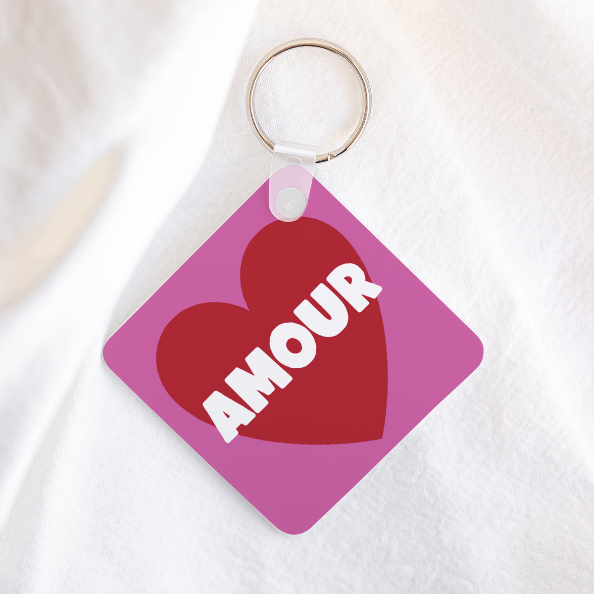 Porte-clés Carré Amour photo N° 1