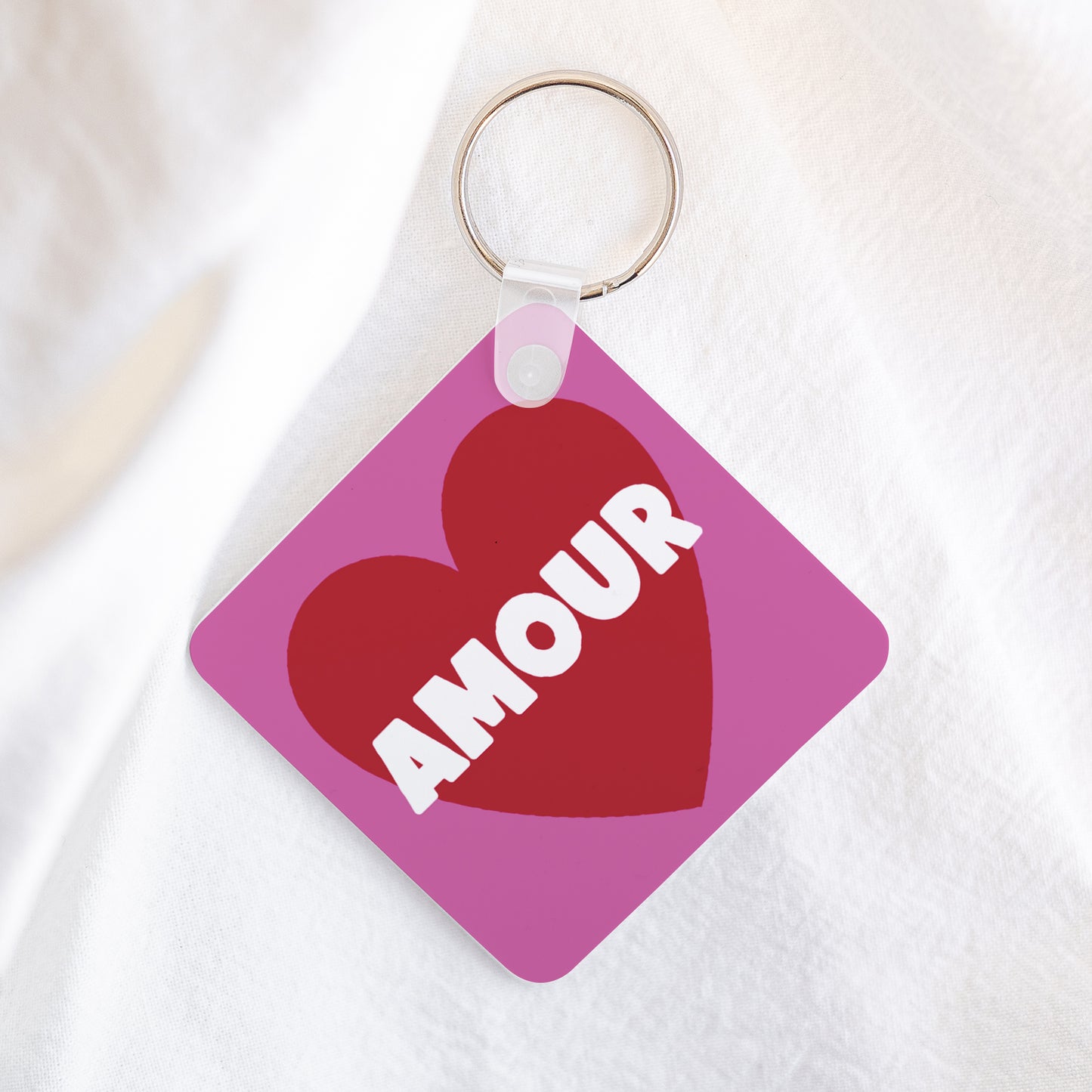 Porte-clés Carré Amour photo N° 1