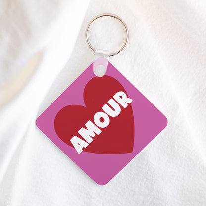 Porte-clés Carré Amour photo N° 1