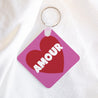 Porte-clés Carré Amour photo N° 1