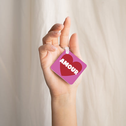 Porte-clés Carré Amour photo N° 2