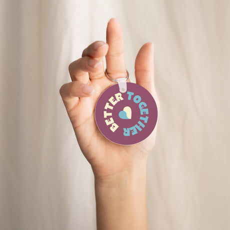 Porte-clés Rond Better together