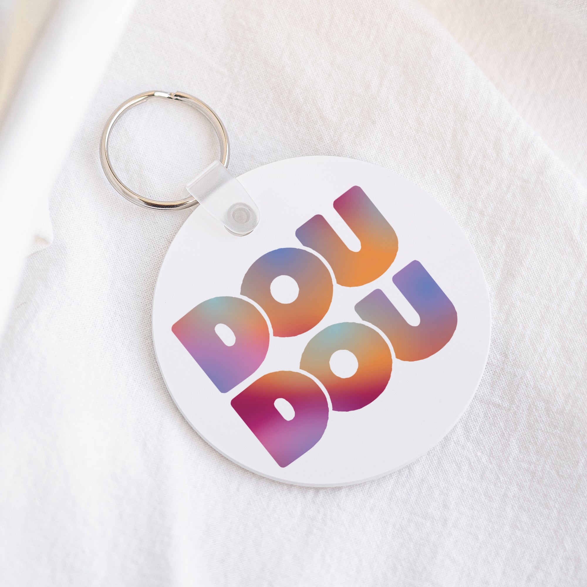 Porte-clés Rond DOUDOU photo N° 1