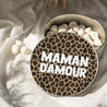 Boite métallique Ronde Maman d'Amour Léopard photo N° 2