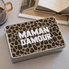 Boite métallique rectangle, garnie de chocolats Maman d'Amour Léopard photo N° 2