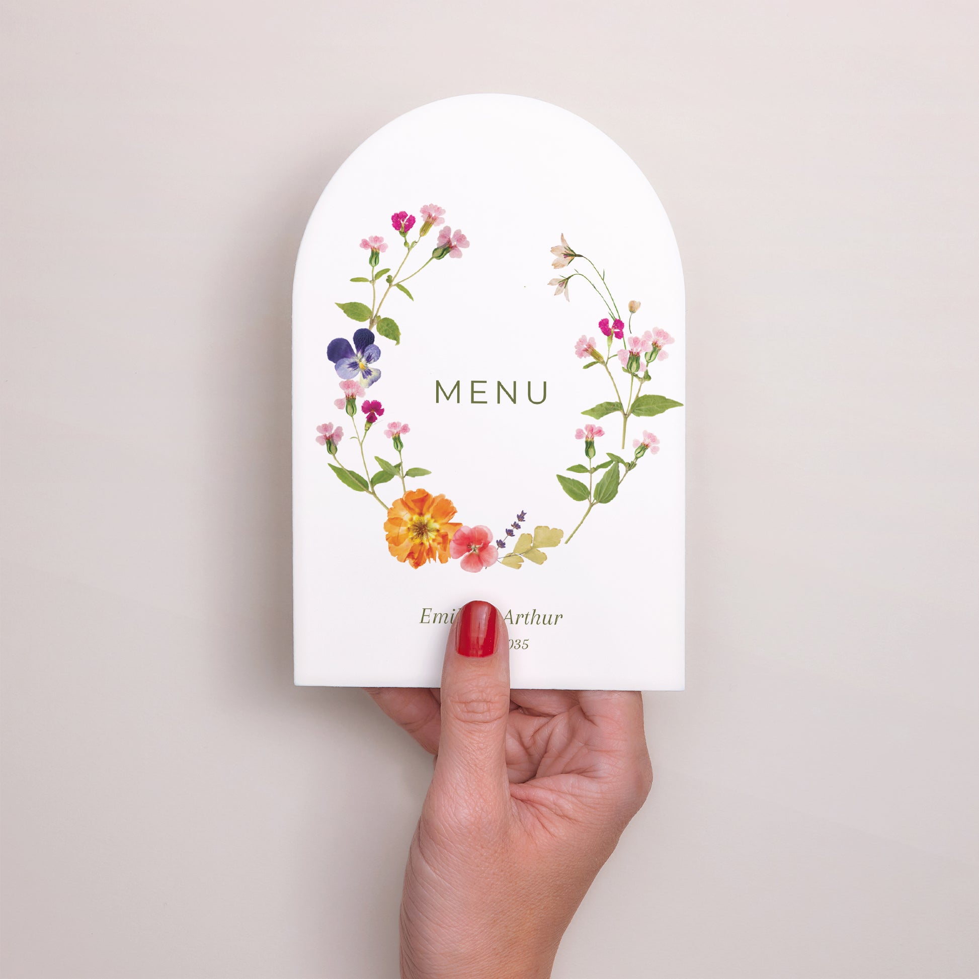 Menu Mariage Arche Douce Cueillette photo N° 2