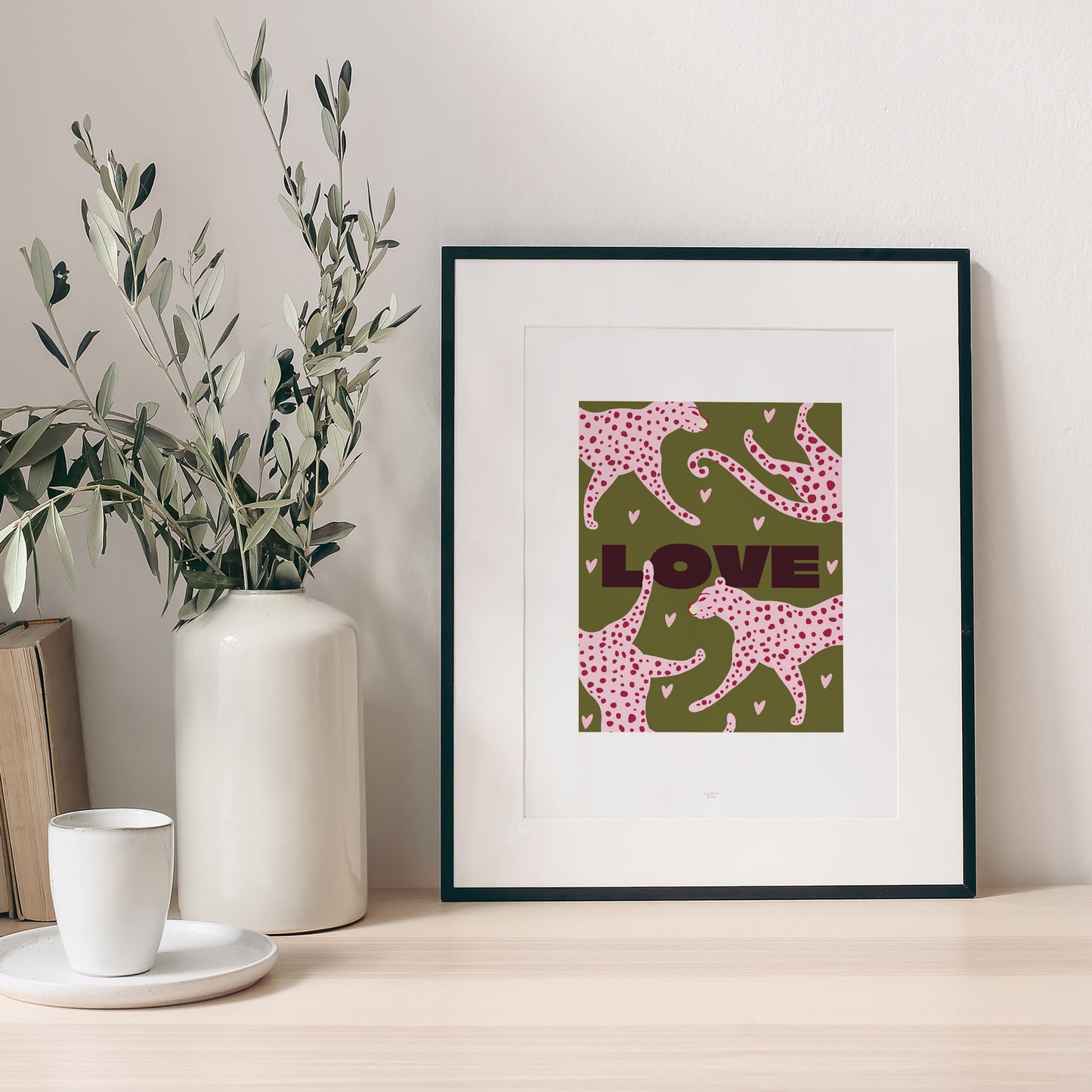 Affiche Portrait Léopard Love photo N° 1