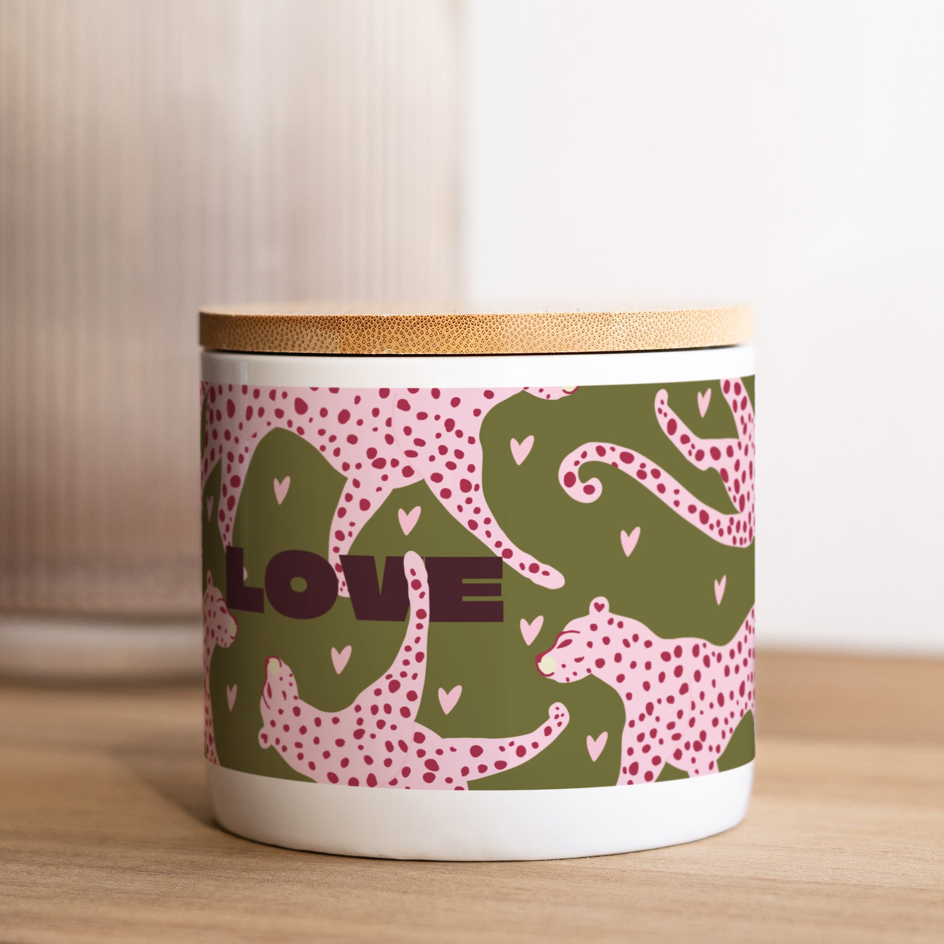 Pot en céramique 48 cl Léopard Love photo N° 2