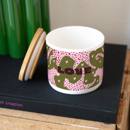 Pot en céramique 48 cl Léopard Love photo N° 3