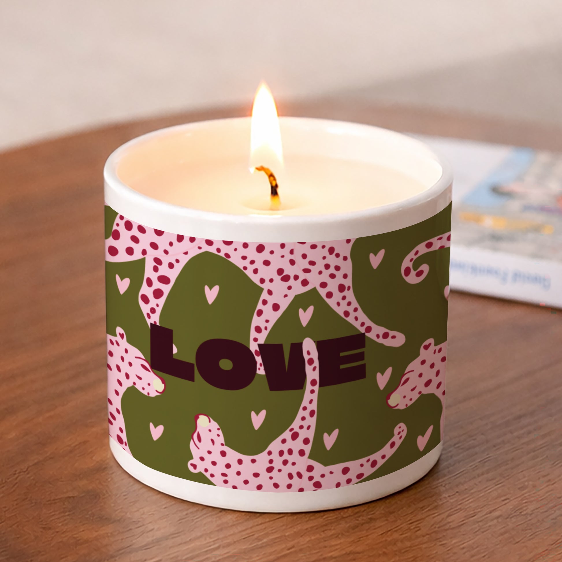 Bougeoir 48 cl Léopard Love photo N° 1