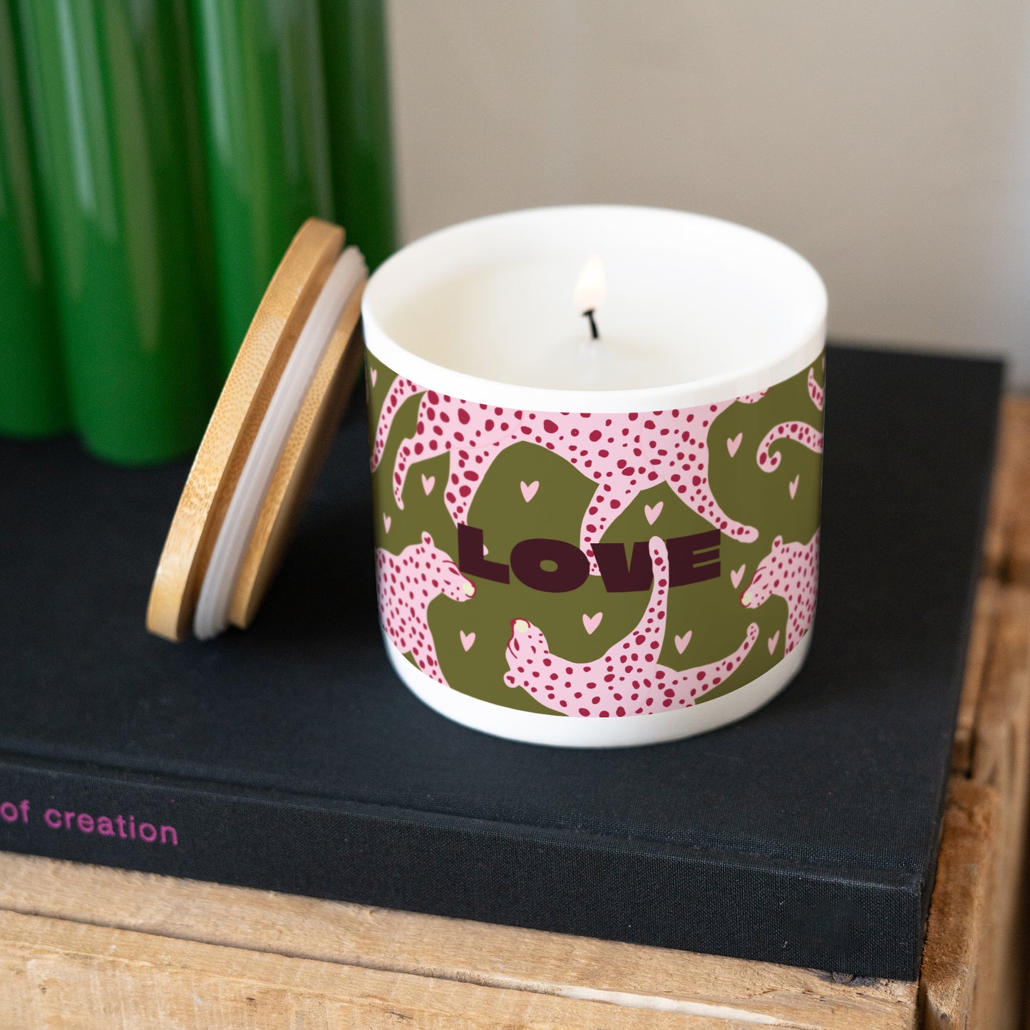 Bougeoir 48 cl Léopard Love photo N° 2