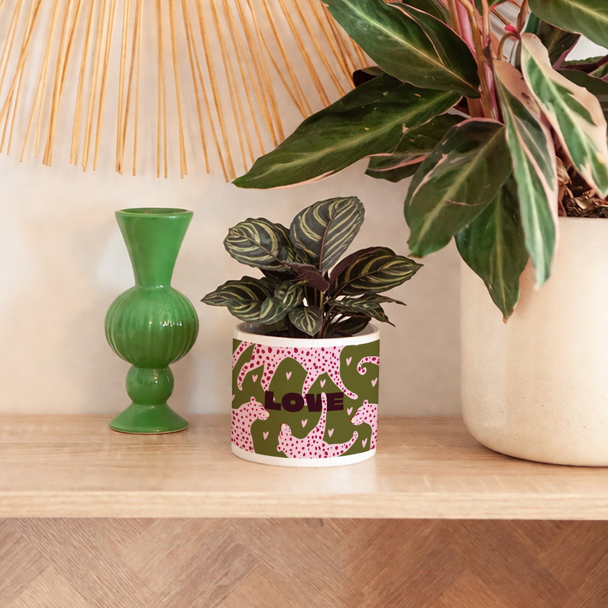 Pot de fleurs 48 cl Léopard Love photo N° 4