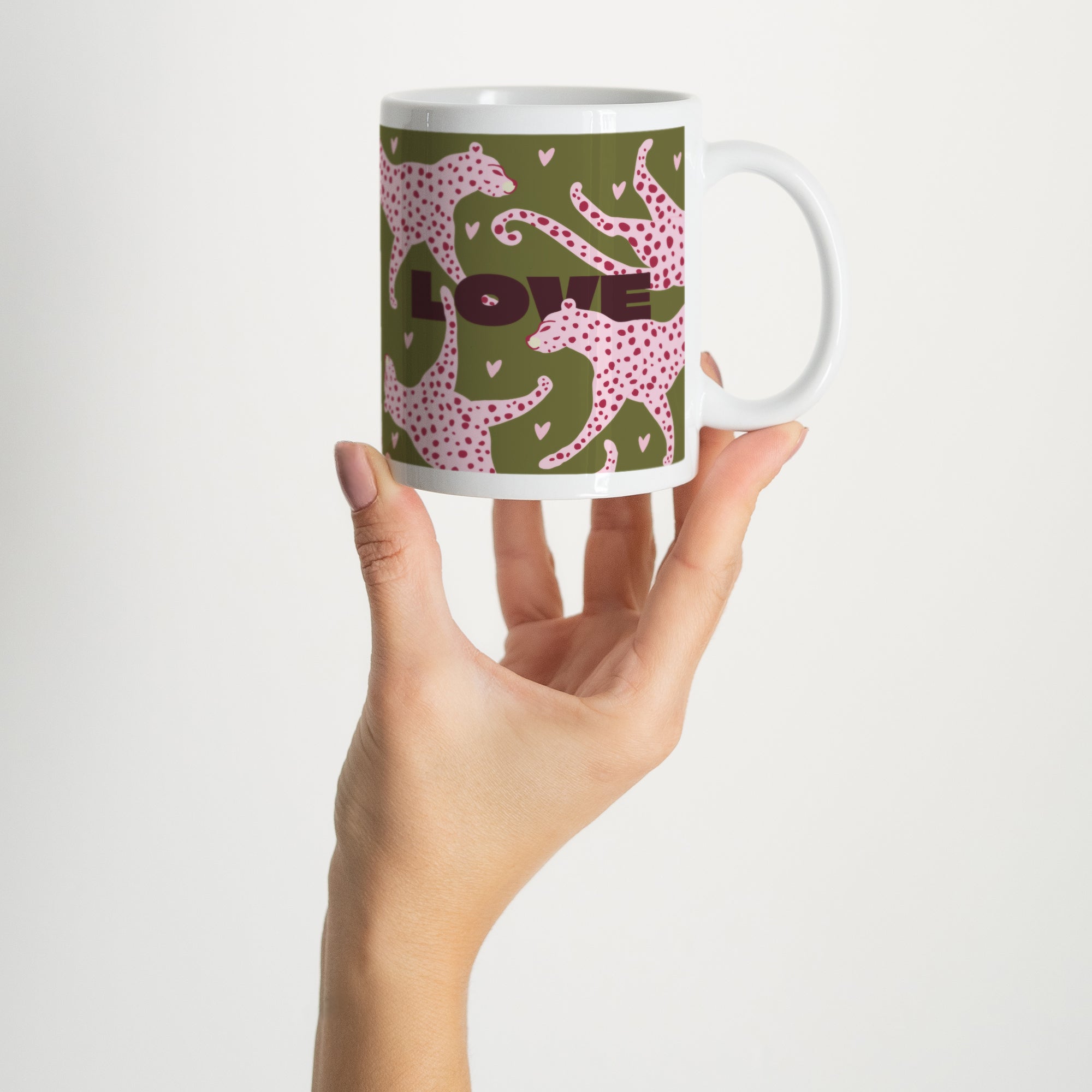 Mug Blanc Léopard Love photo N° 2