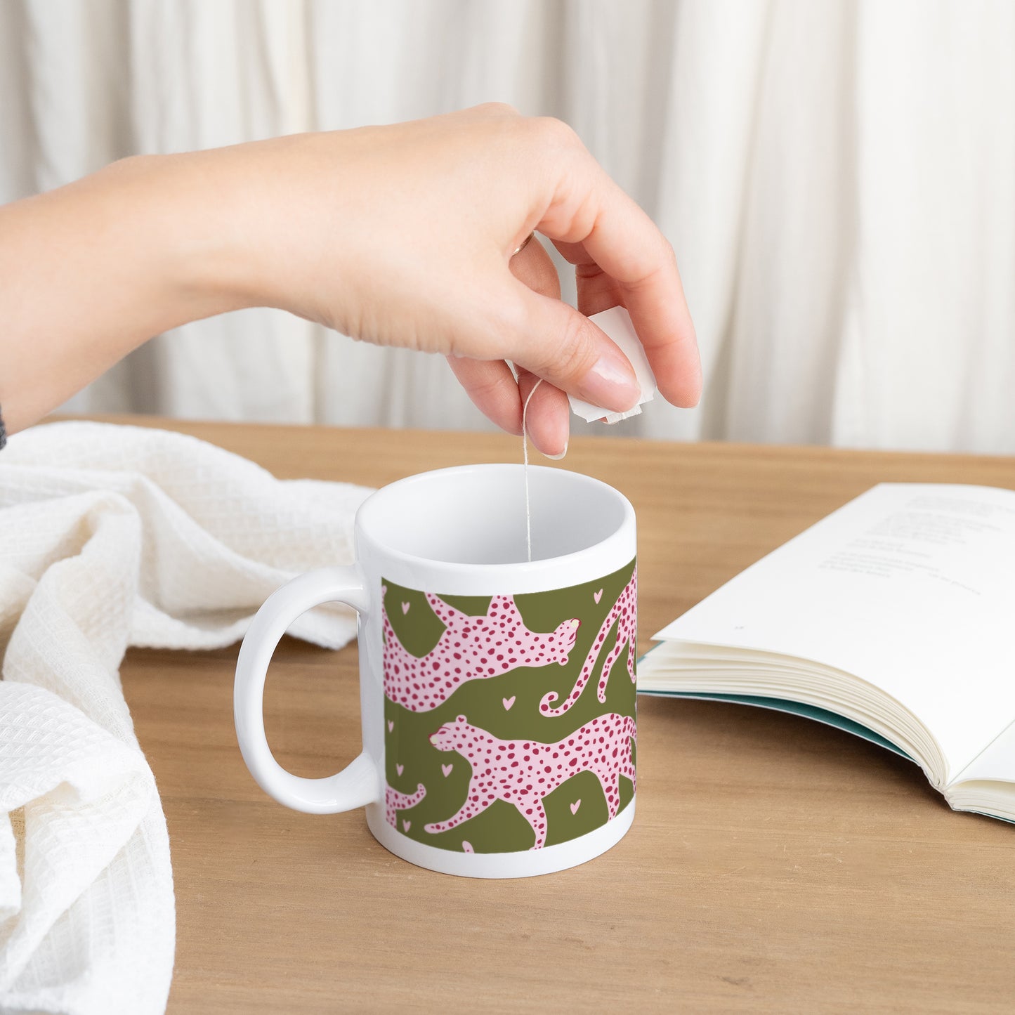 Mug Blanc Léopard Love photo N° 3
