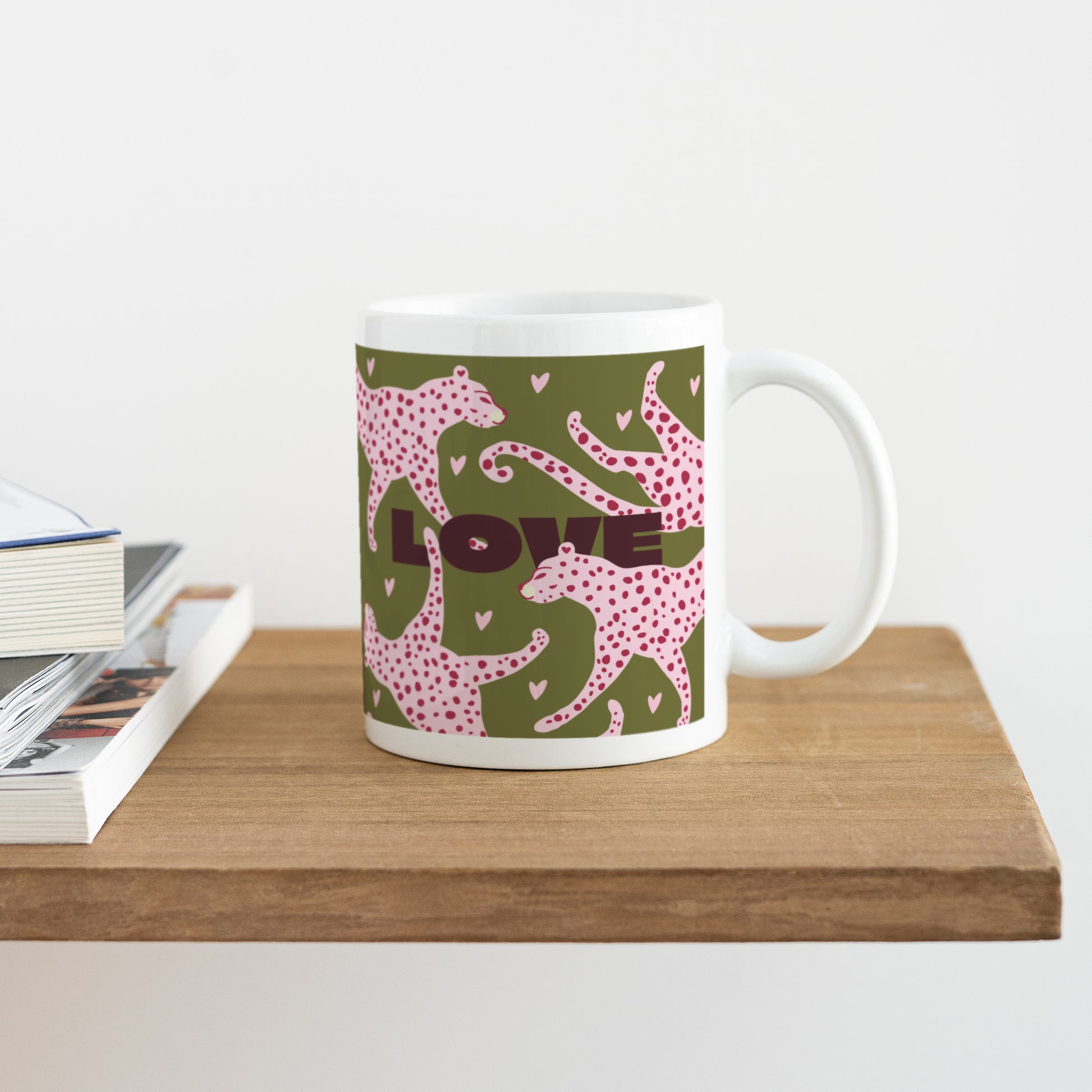Mug Blanc Léopard Love photo N° 4