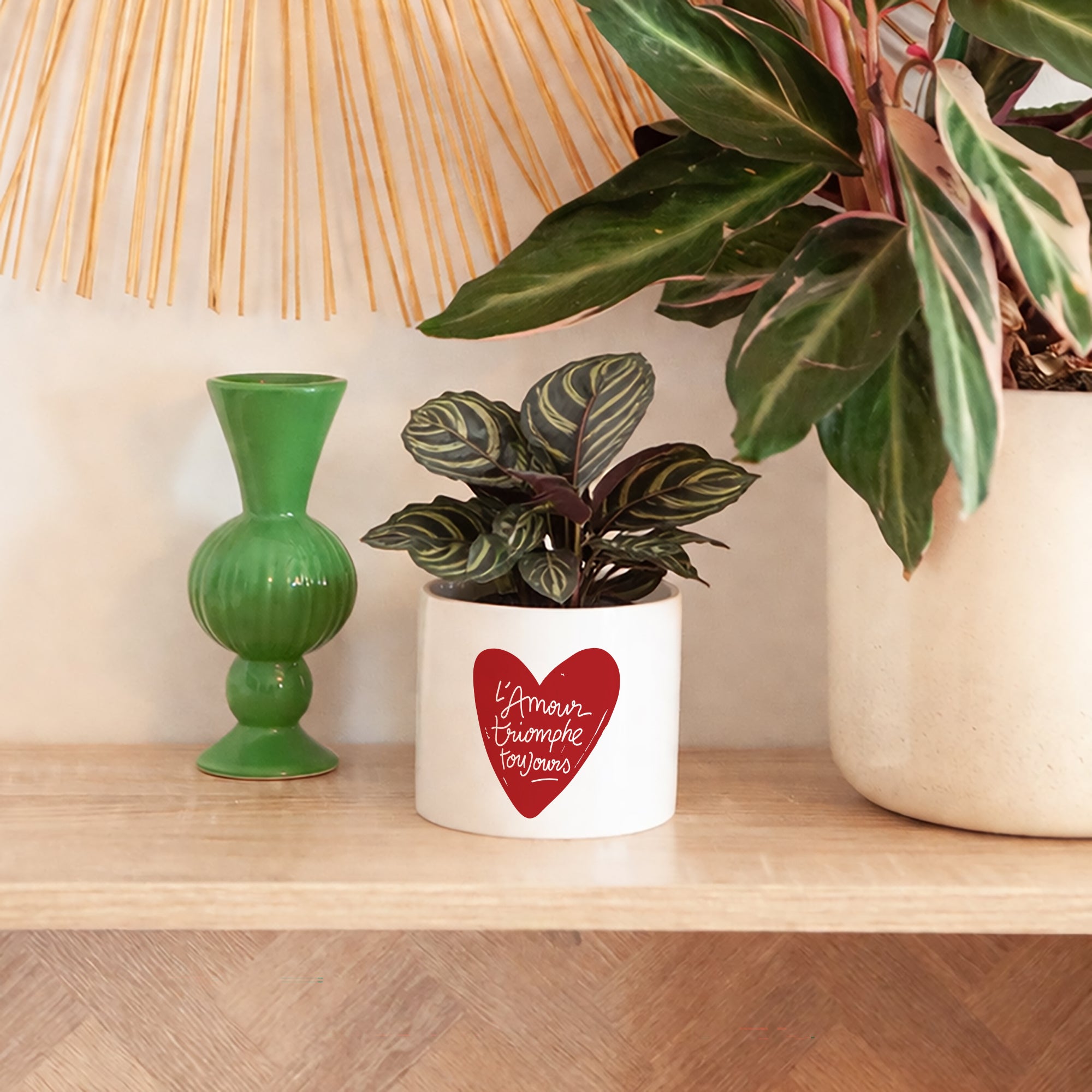 Pot de fleurs 48 cl L'Amour Triomphe Toujours photo N° 4