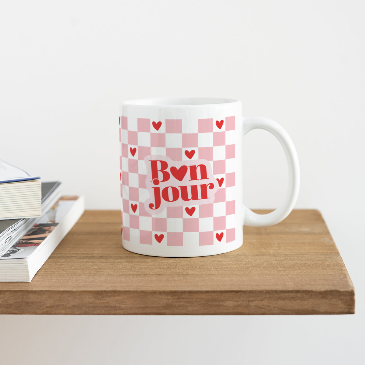 Mug Blanc Bonjour photo N° 4