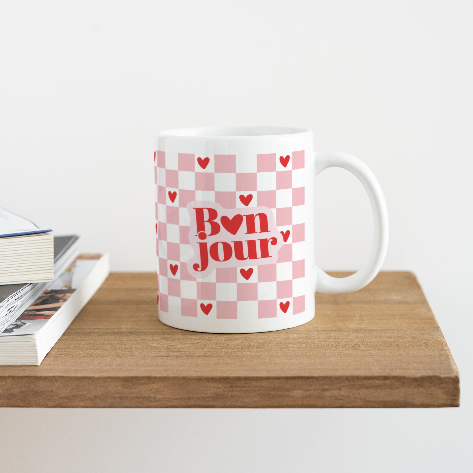 Mug Blanc Bonjour photo N° 4