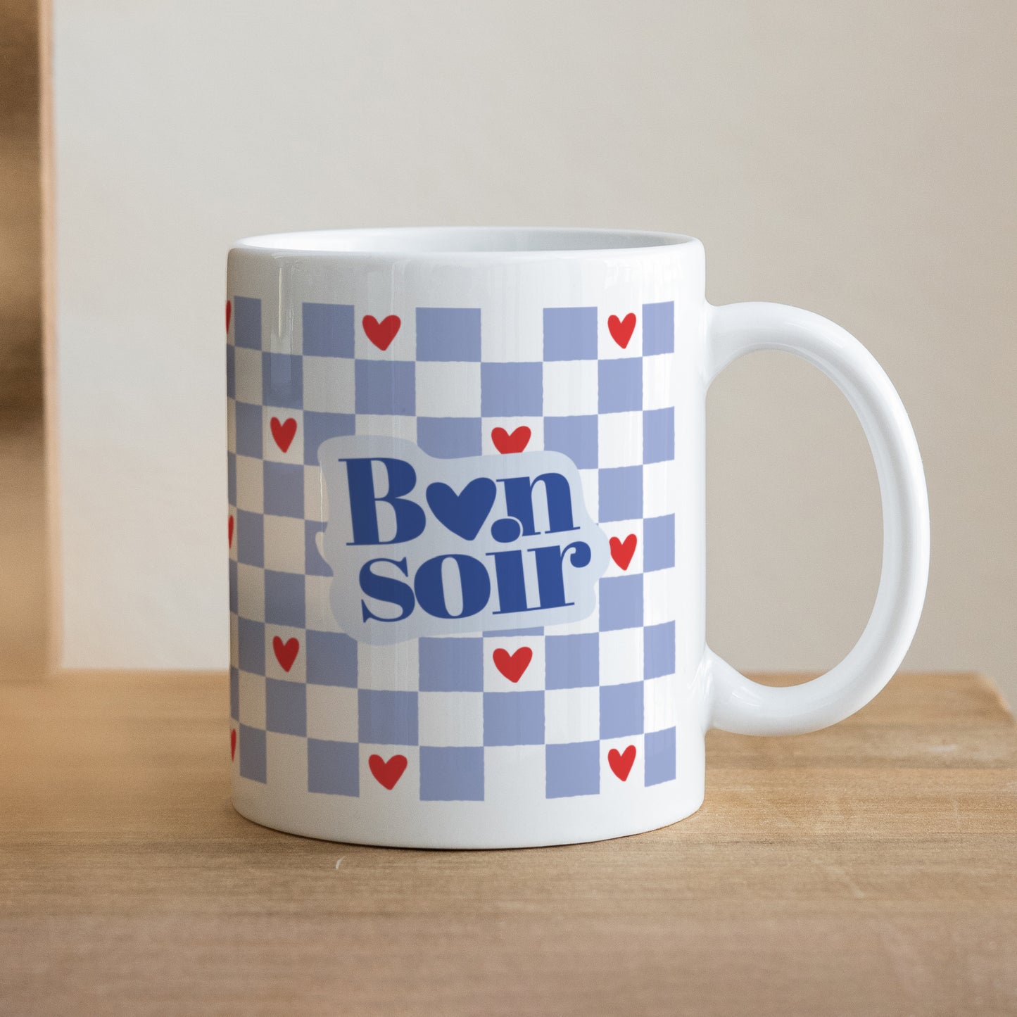 Mug Blanc Bonsoir photo N° 1