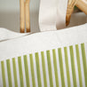 Tote bag Anse en toile Bisous Rayures Verte photo N° 3