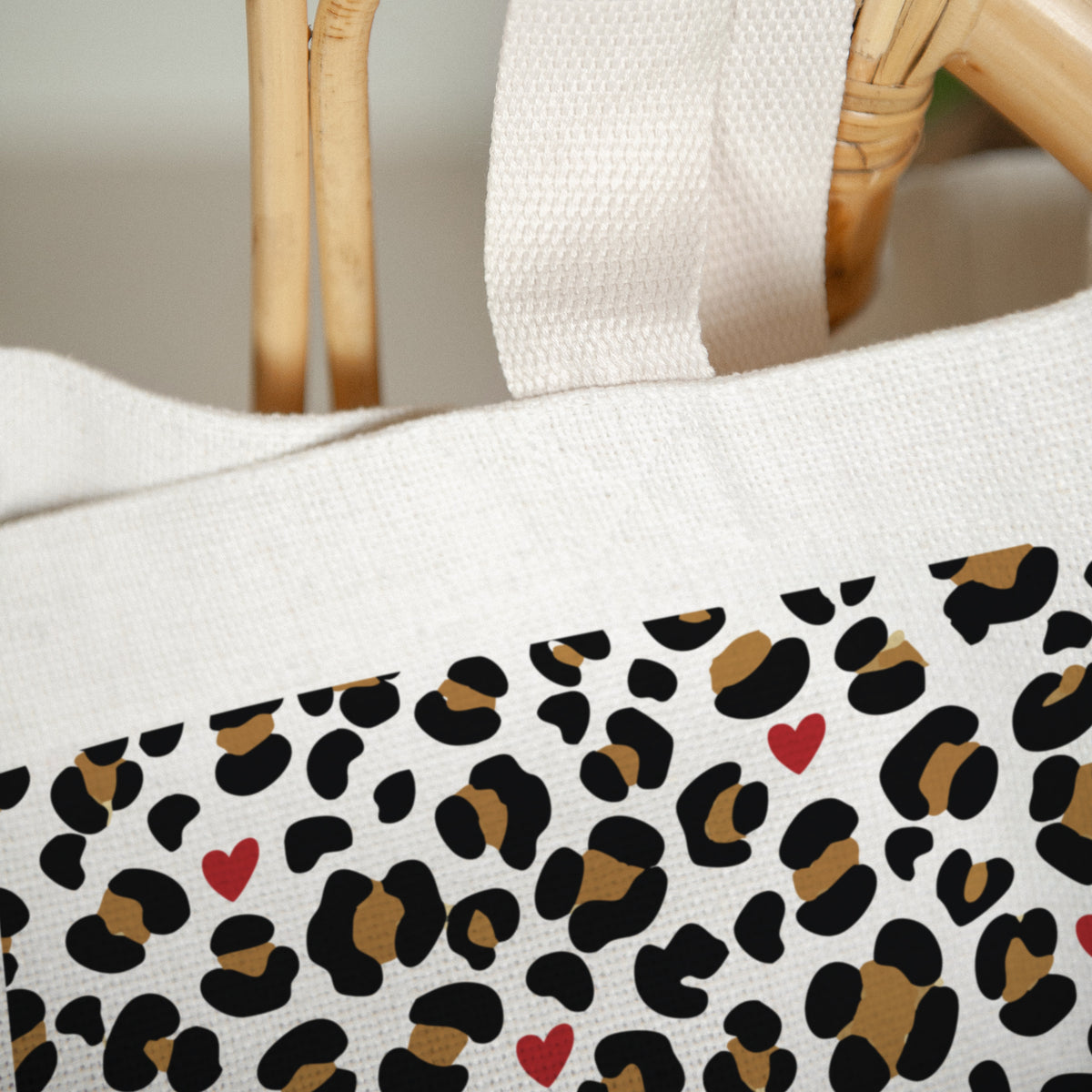 Tote bag Anse en toile Féline Romance photo N° 3