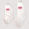 Chaussettes enfant Blanches Bisous en Cascade Rouge photo N° 1