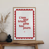 Affiche Portrait 60 x 90 cm L’amour triomphant Rouge photo N° 2