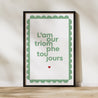 Affiche Portrait 60 x 90 cm L’amour triomphant Vert photo N° 1