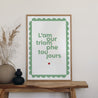 Affiche Portrait 60 x 90 cm L’amour triomphant Vert photo N° 2