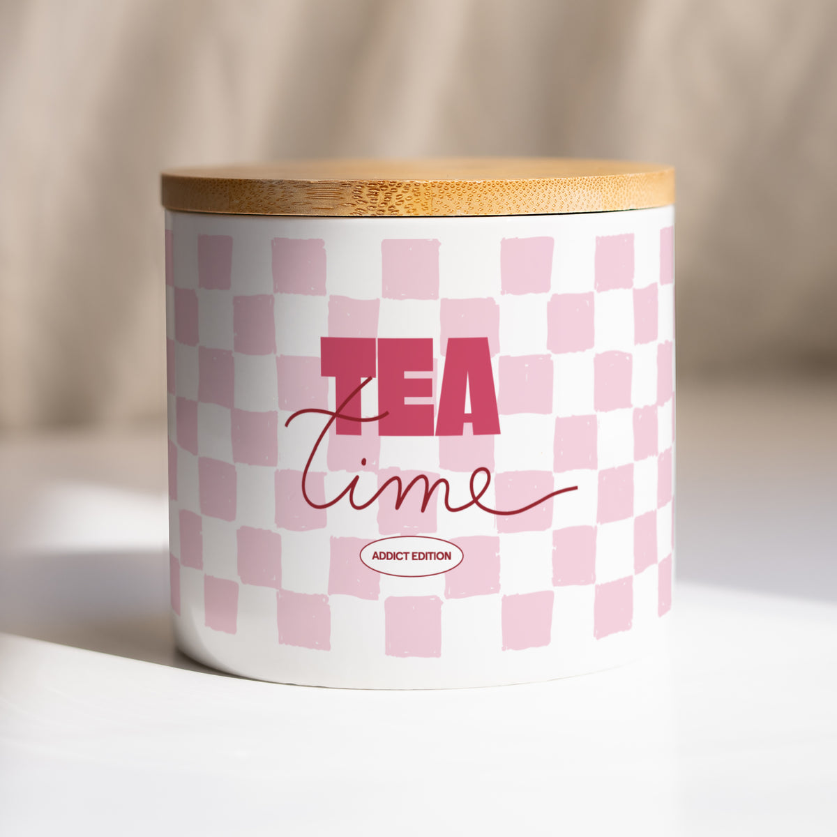 Pot en céramique 48 cl Tea Time Addict photo N° 1