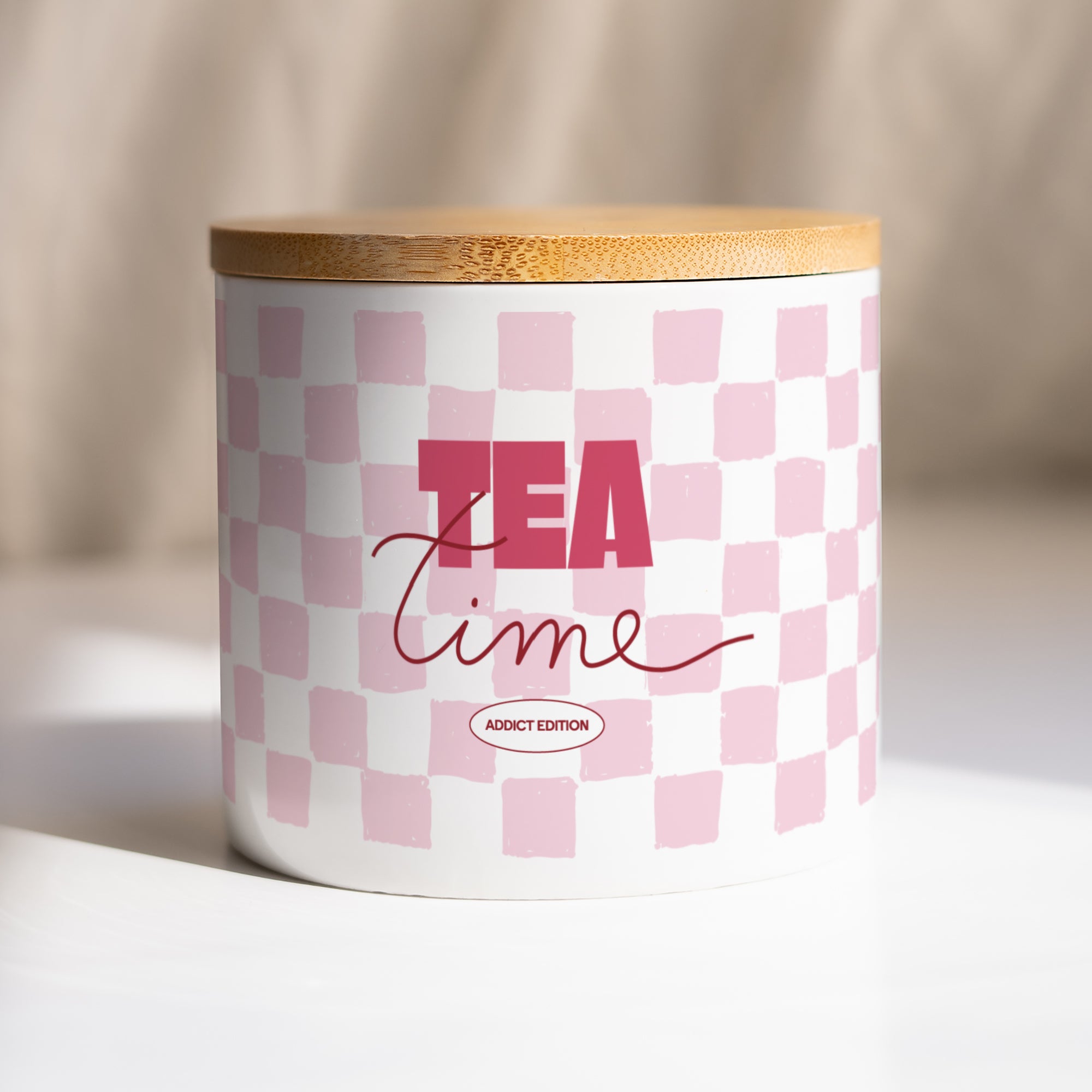 Pot en céramique 48 cl Tea Time Addict photo N° 1