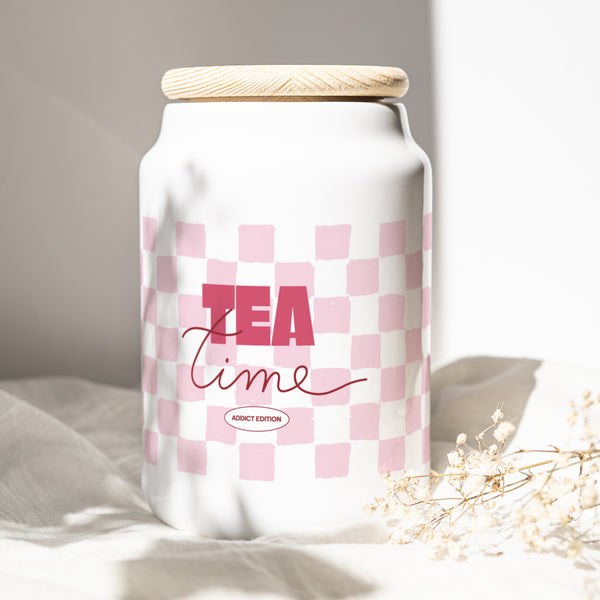 Pot en céramique 65 cl Tea Time Addict photo