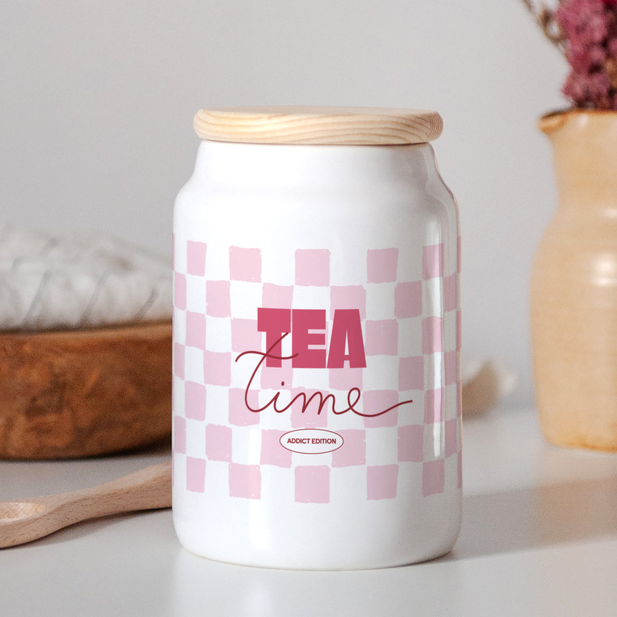 Pot en céramique 65 cl Tea Time Addict photo N° 2