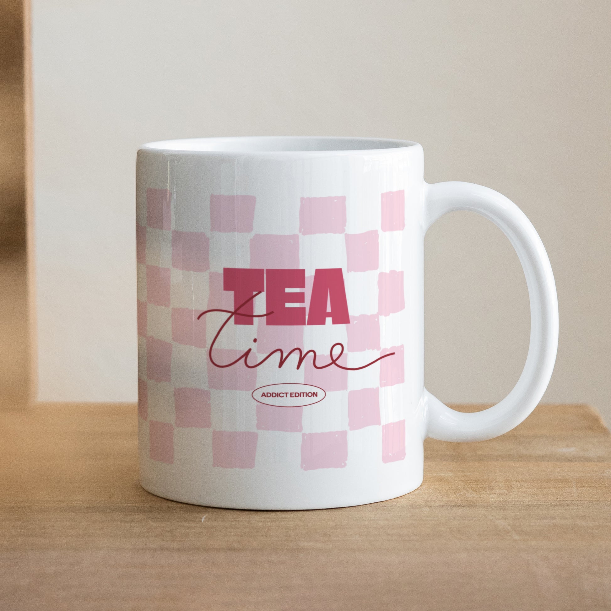 Mug Blanc Tea Time Addict photo N° 1