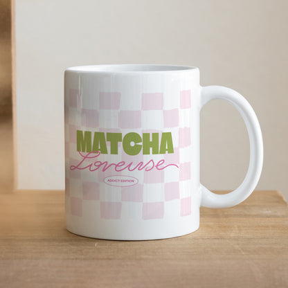 Mug Blanc Matcha Loveuse photo N° 1