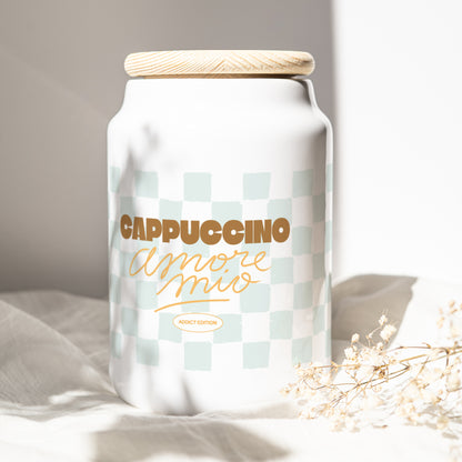 Pot en céramique 65 cl Cappuccino Addict photo N° 1