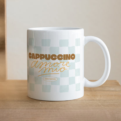 Mug Blanc Cappuccino Addict photo N° 1