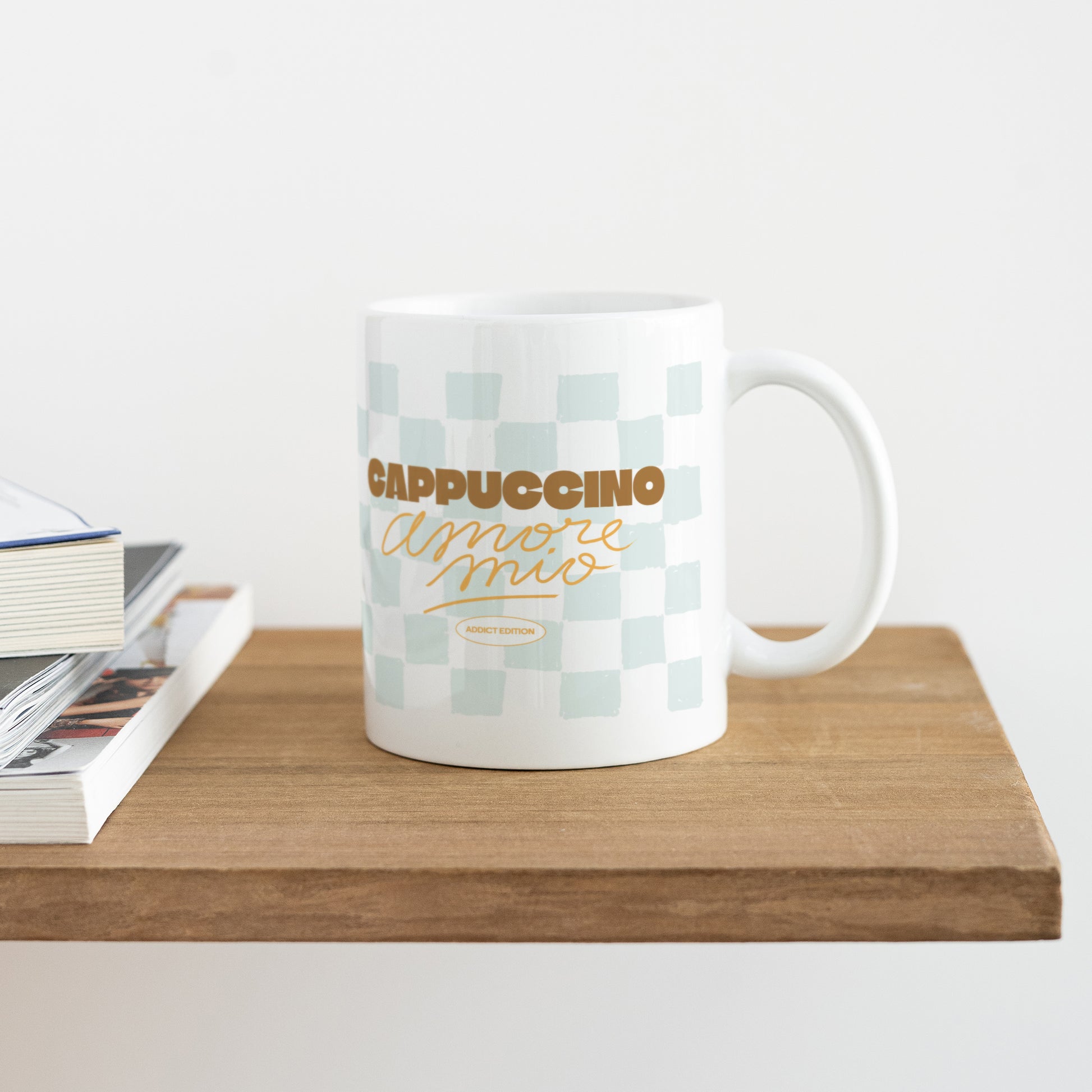 Mug Blanc Cappuccino Addict photo N° 4