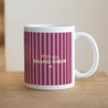 Mug Blanc Grand Cœur Bordeaux photo N° 1