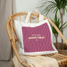 Tote bag Anse en toile Grand Cœur Bordeaux photo N° 2