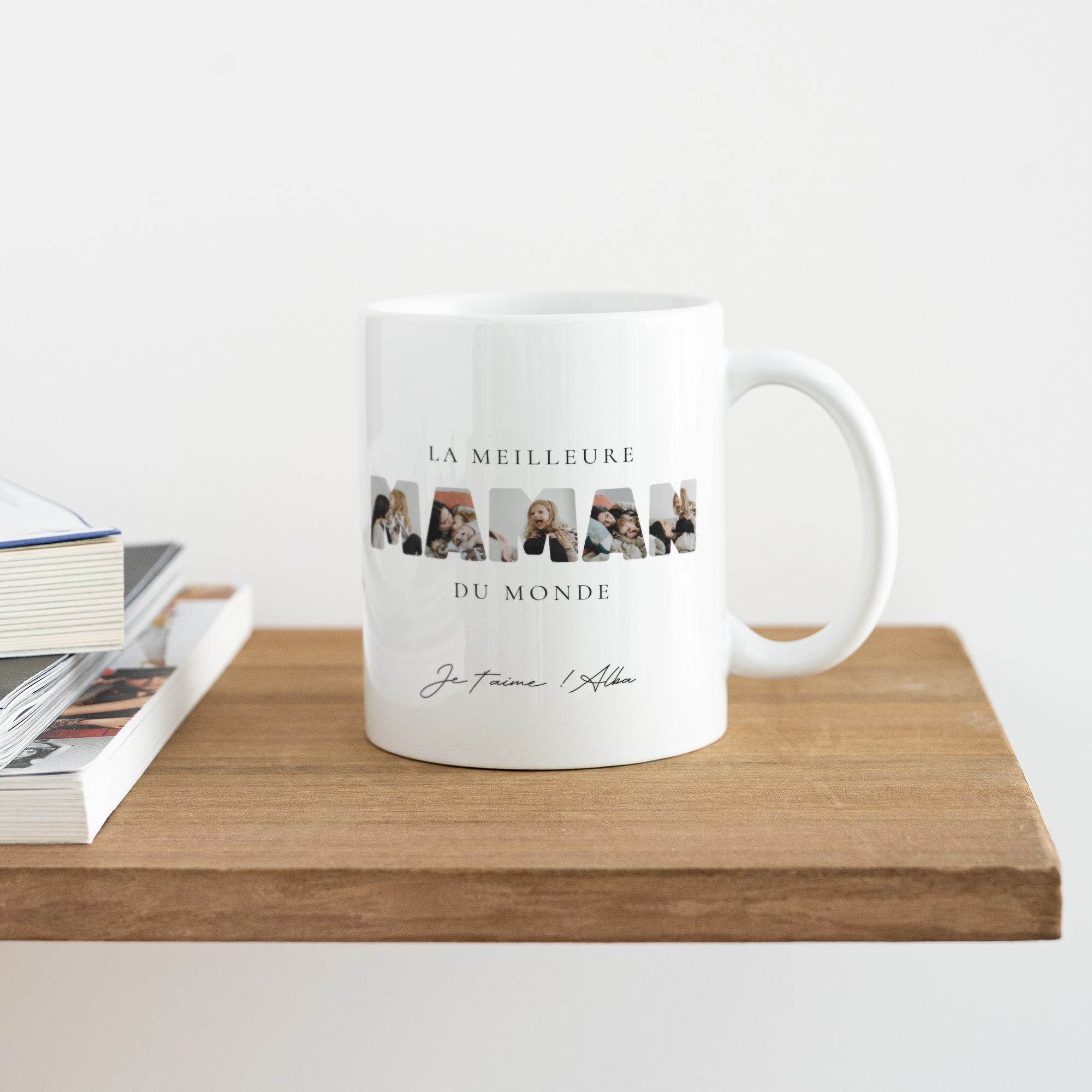 Mug Blanc Maman en Souvenirs photo N° 4