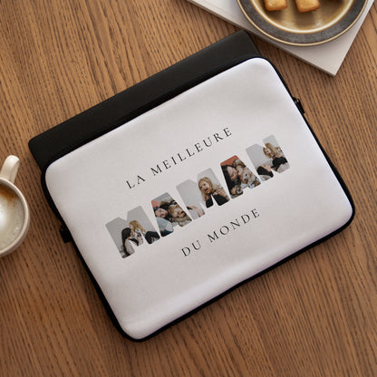 Housse ordinateur 15 pouces Maman en Souvenirs photo N° 3