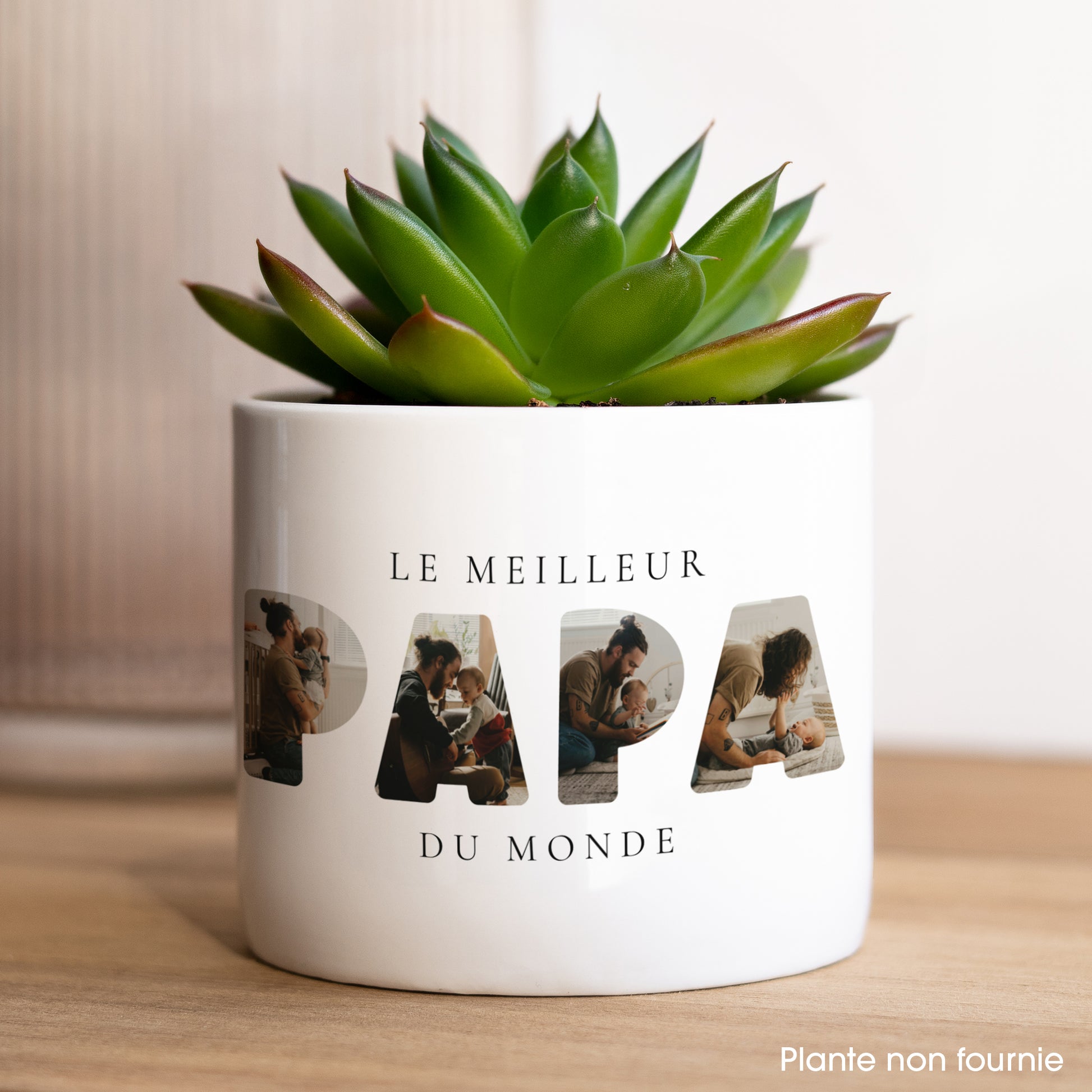 Pot de fleurs 48 cl Papa en Souvenirs photo N° 1