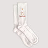 Chaussettes homme Blanches Mon Papa poule photo N° 3