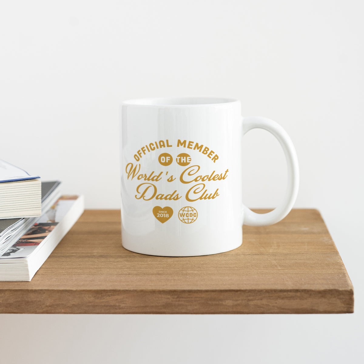 Mug Blanc Coolest Dads Club photo N° 4