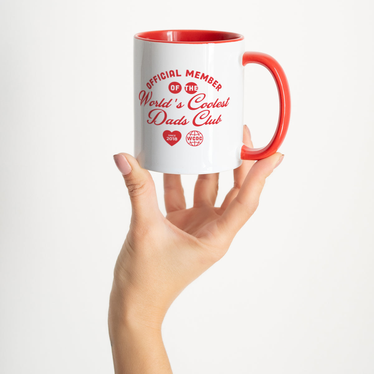Mug Rouge Coolest Dads Club photo N° 2