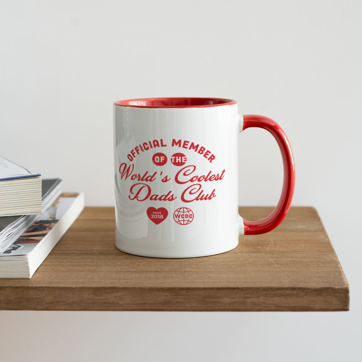 Mug Rouge Coolest Dads Club photo N° 4