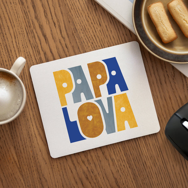 Tapis de souris Rectangle Mon Papa Lova photo