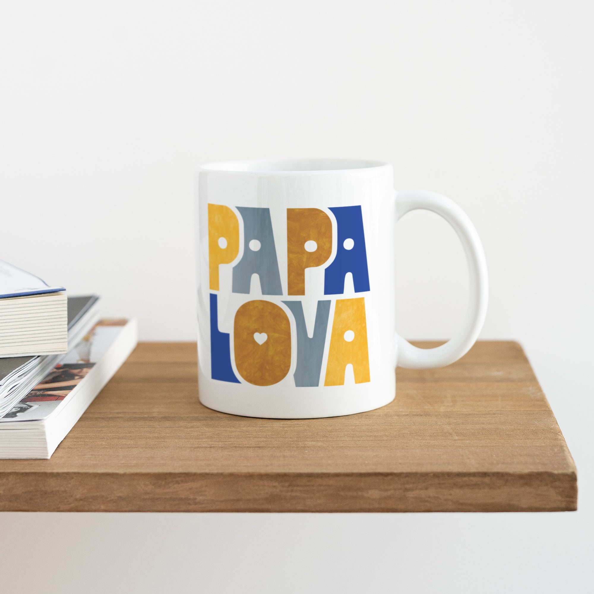 Mug Blanc Mon Papa Lova photo N° 4